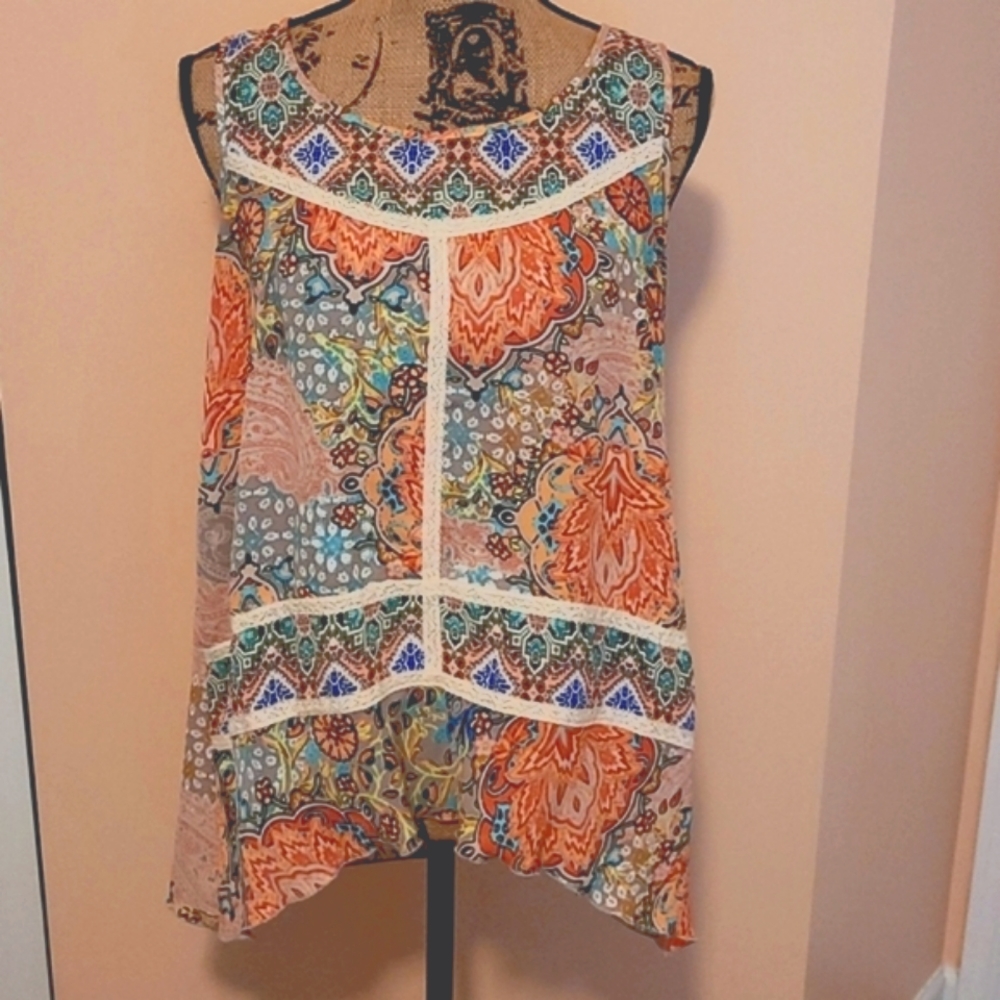 🧡Spense tank blouse